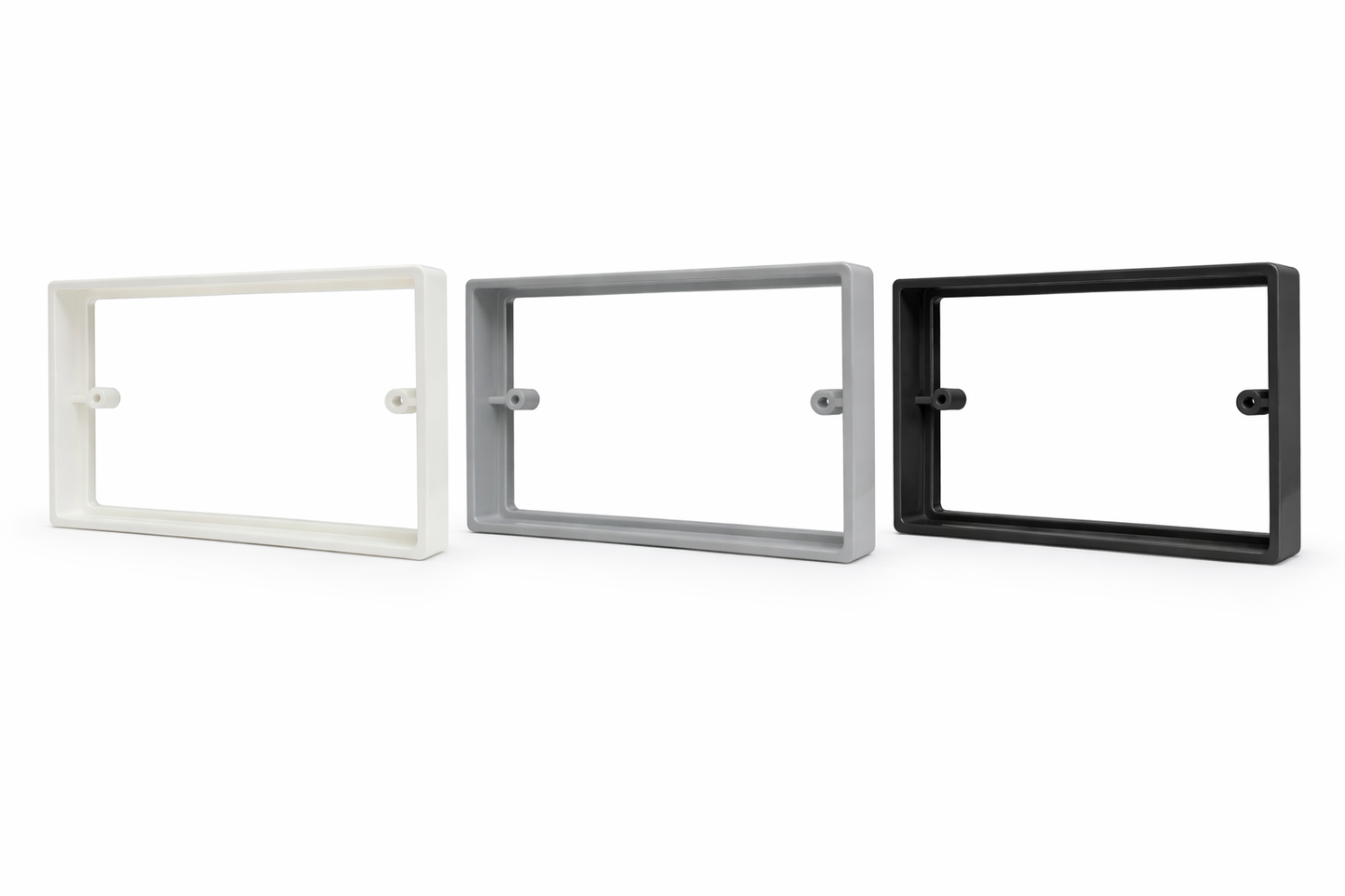 2-Gang Socket Spacer- Double Back Box Extender for Tiled & Panelled Walls